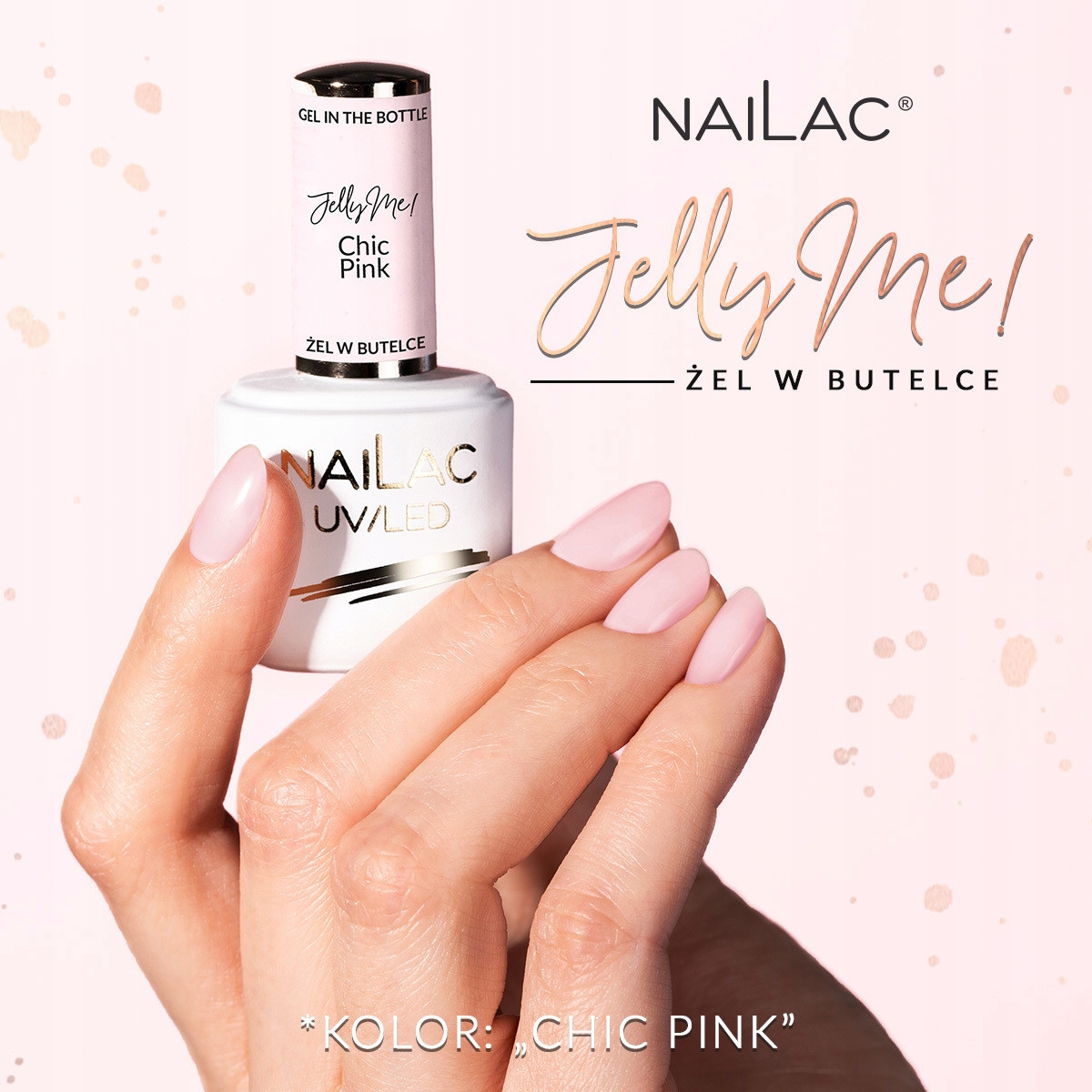 

Żel w butelce JellyMe! Chic Pink NaiLac 7 ml