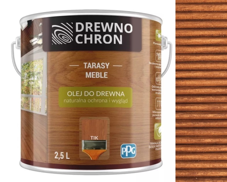 

Drewnochron Olej Do Drewna 2,5L Tik