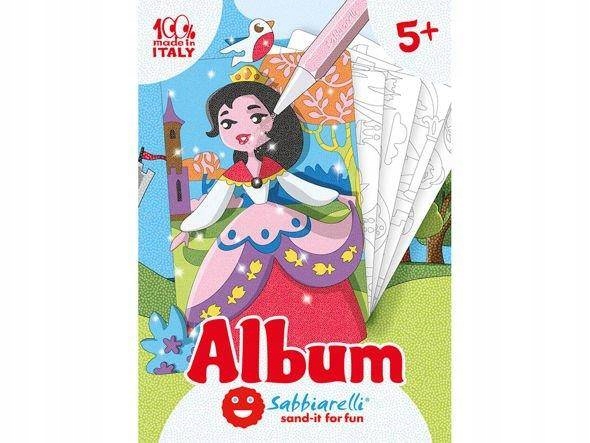 

Księżniczki album malowanie piaskiem Sabbiarelli