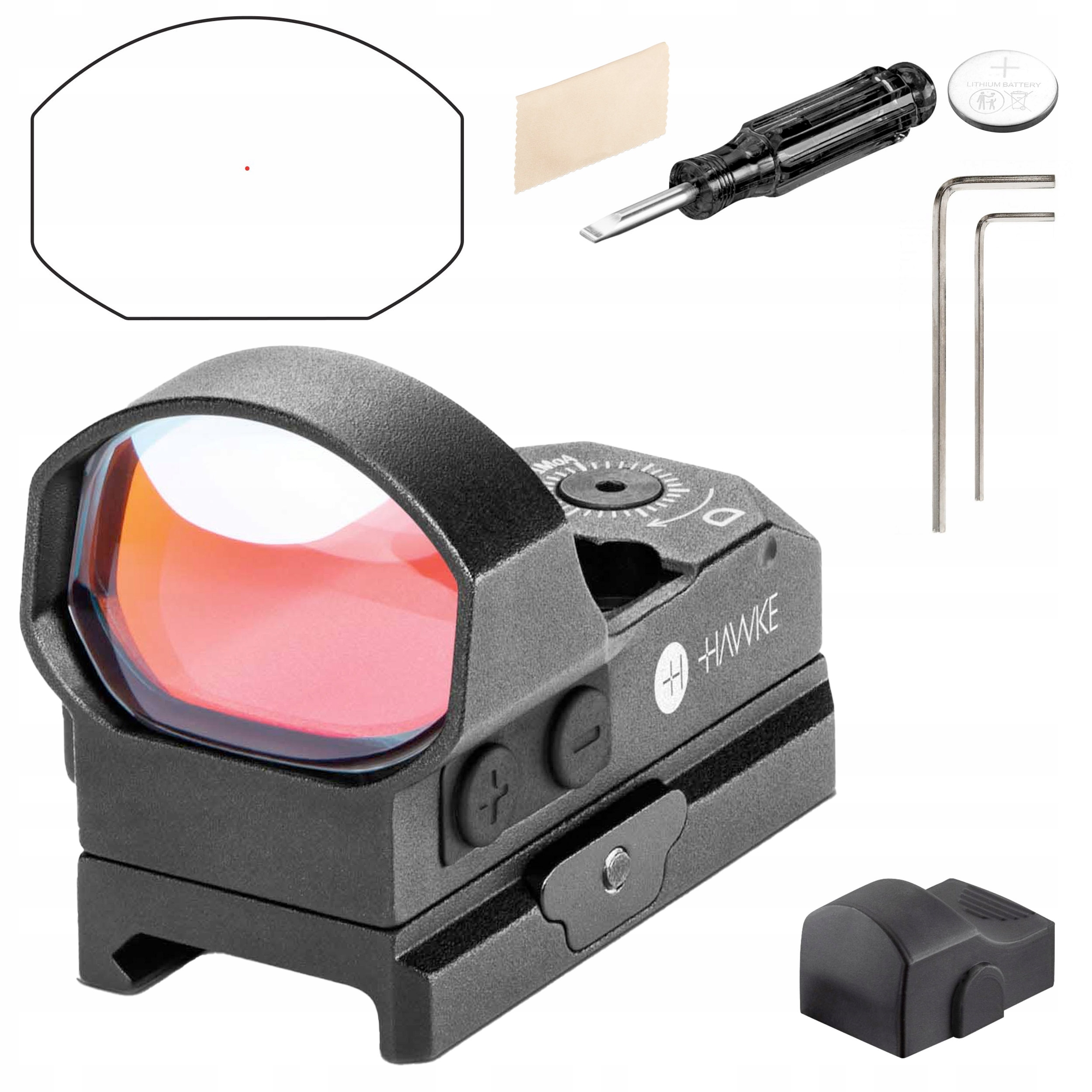 Hawke Kolimator Otwarty Reflex Sight 3 Moa Wide View