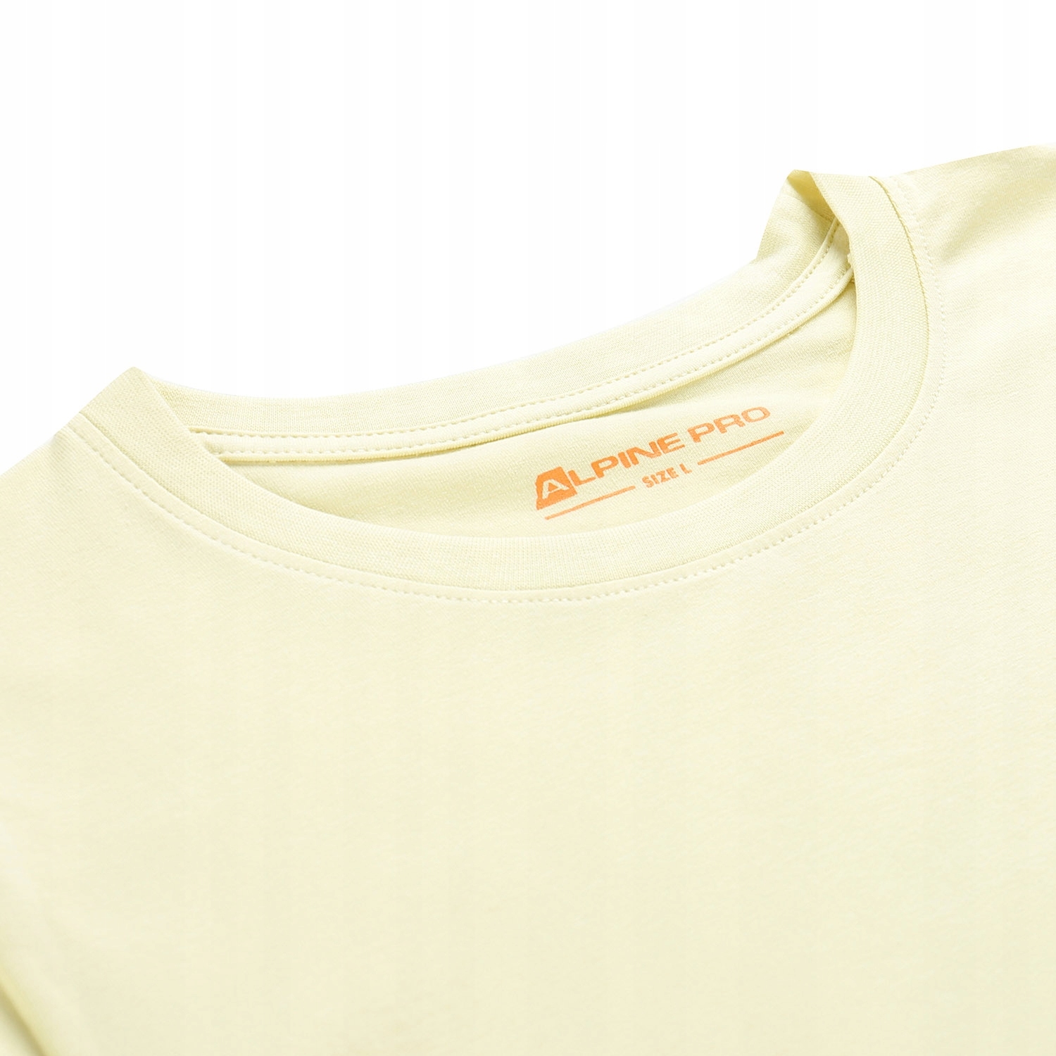 ALPINE PRO Koszulka męska turystyczna bawełniana Nord żółty r.XL Kolekcja Outdoor