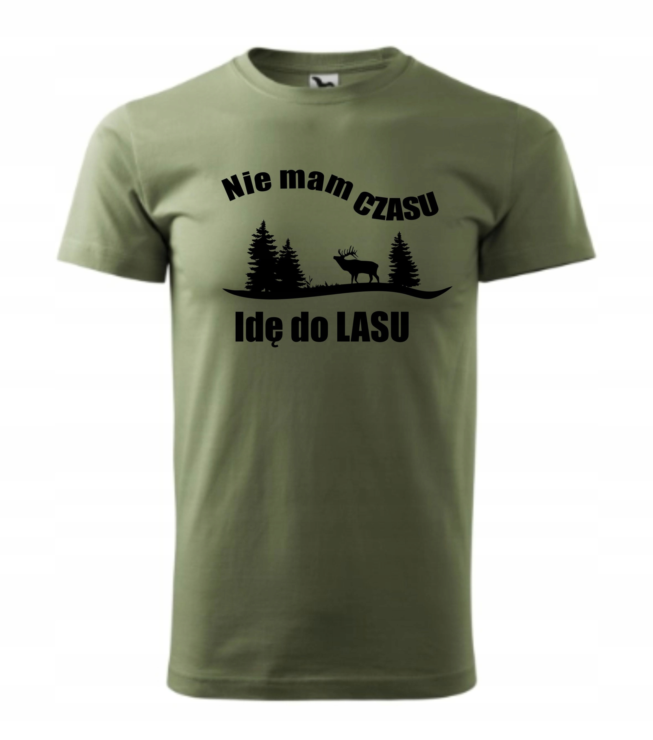 

Koszulka nie mam czasu idę do lasu