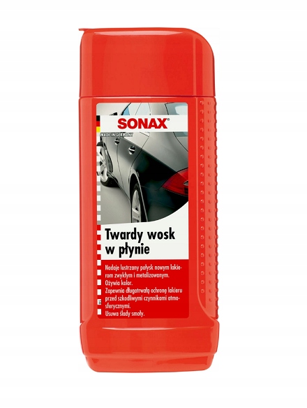 

Sonax Wosk Twardy W Płynie Nabłyszcza Lakier 250ml