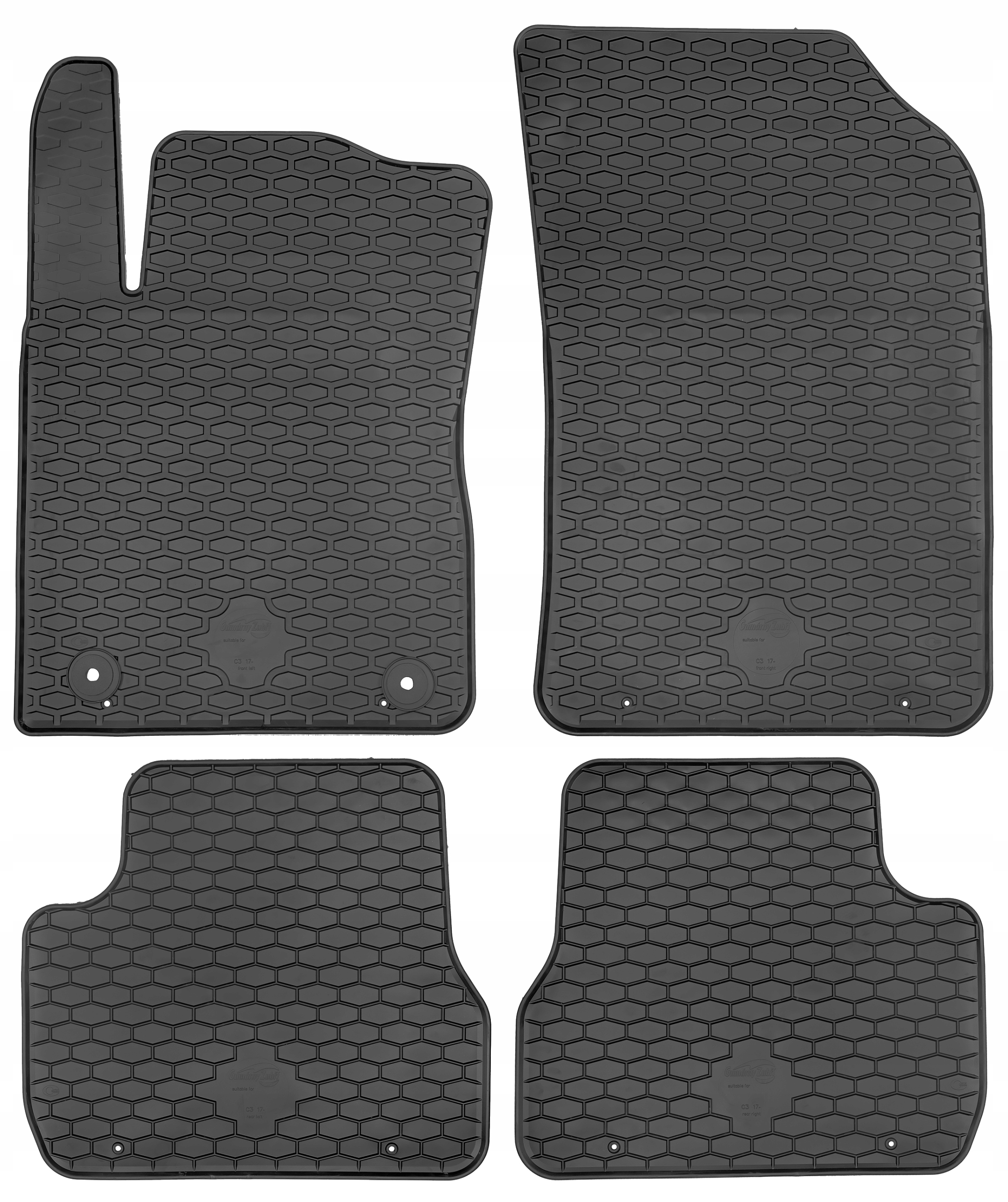 

Zestaw chodników gumowych do Citroen C3 III 2017-