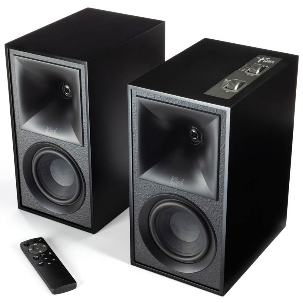 KLIPSCH THE FIVES KOLUMNY AKTYWNE PODSTAWKOWE Kolor czarny