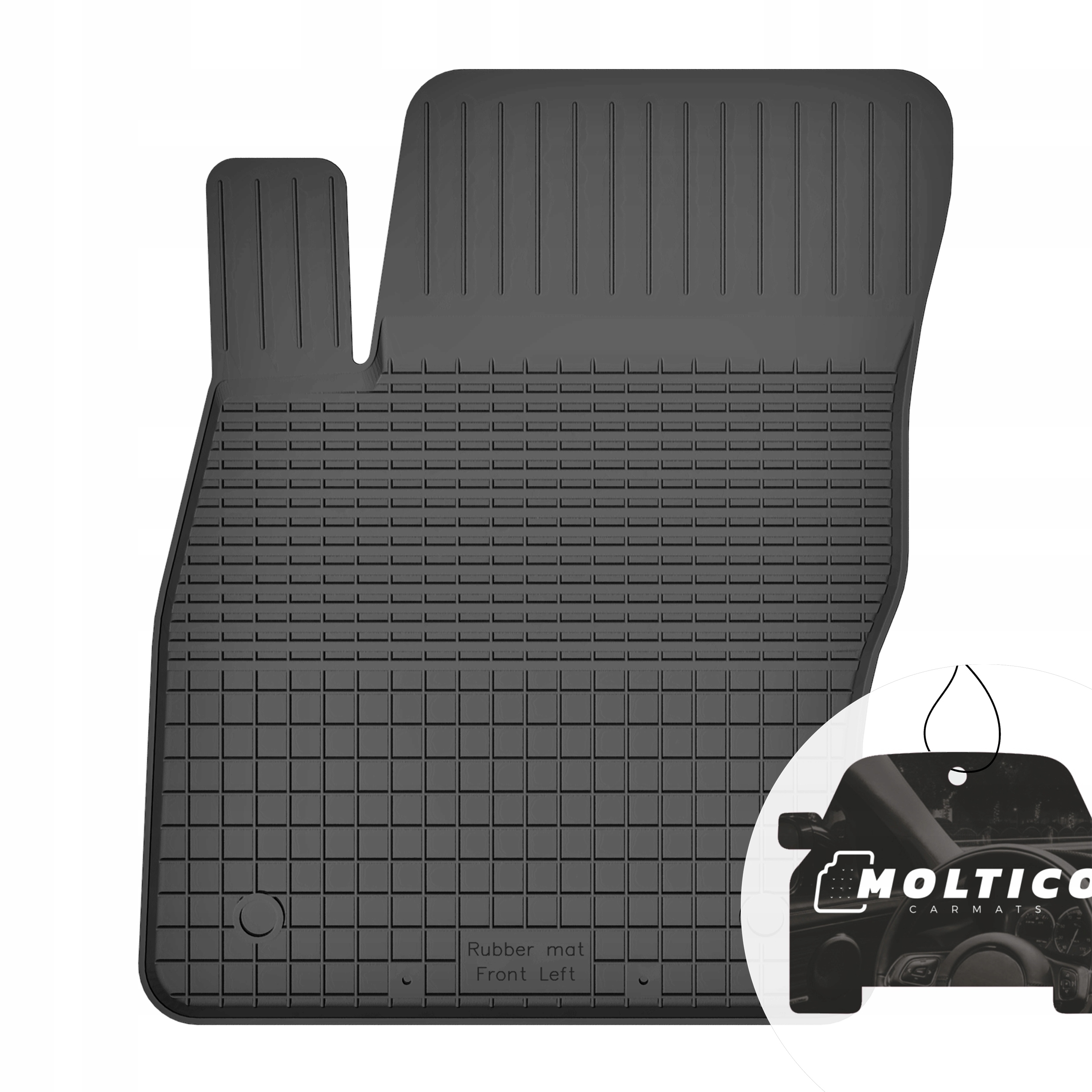 Dywanik Gumowy Kierowcy do Skoda Octavia III 2013-2020 z Rantem