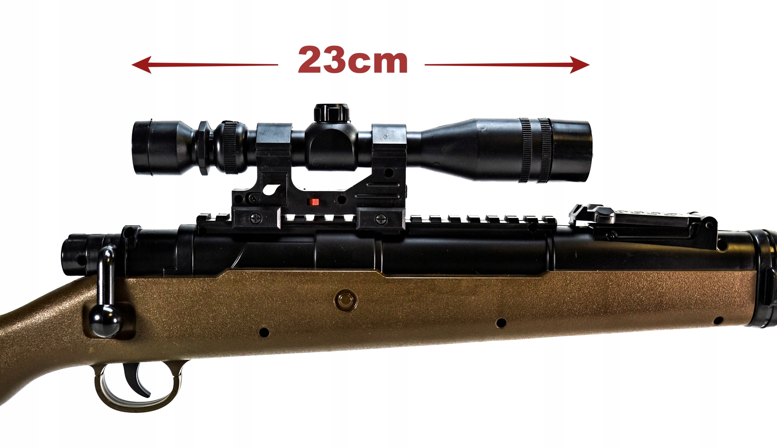 _SNAJPERKA KARABIN SNAJPERSKI KAR NA KULKI 6 MM DUŻA WIATRÓWKA_ Marka Pozostałe