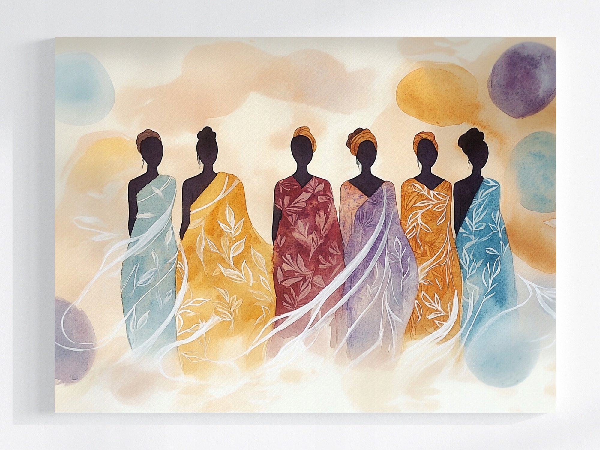 Obraz Na Plátně Canvas Postavy Ženy Dívky Afričanky Etno 100x75