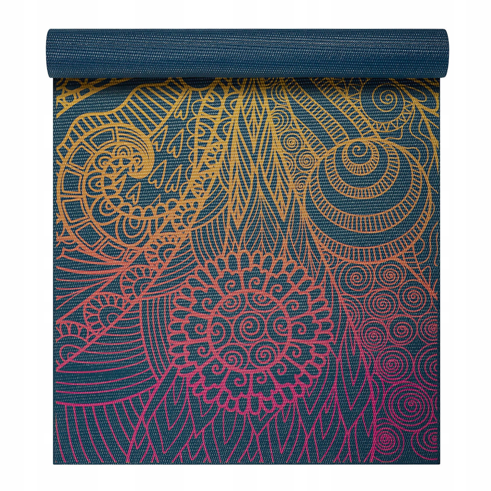 Mata do jogi ćwiczeń antypoślizgowa wytrzymała Gaiam VIVID Zest 4 mm