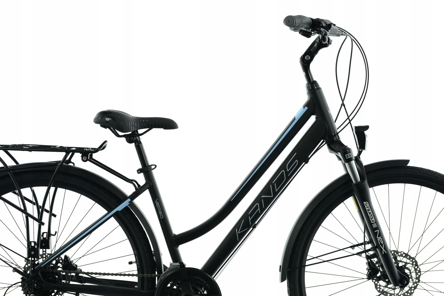 Rower Trekkingowy Kands 28 Verso V1 r19' czar-błęki SHIMANO HYDRAULIKA r25D