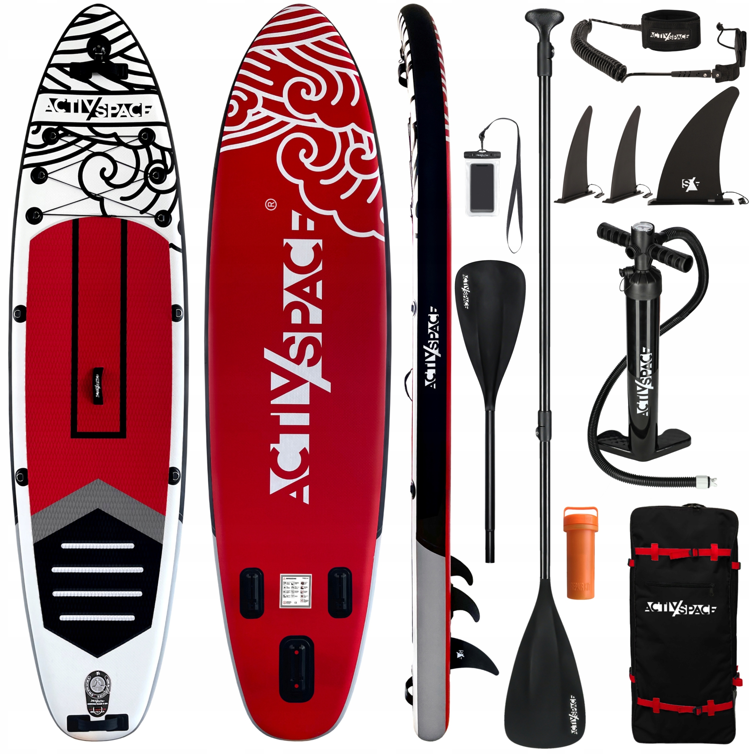 Sup stand up paddle nafukovací pádlo kajak na plavání 320 cm, 180 kg!