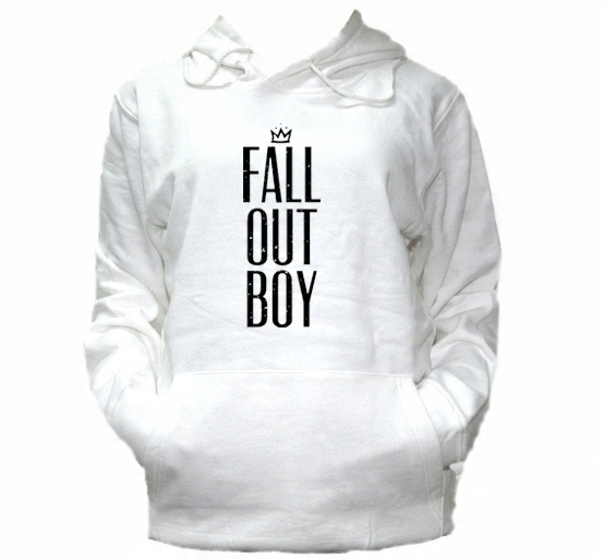 

XL Bluza Kaptur Męska Fall Out Boy Punk Fob Wzór
