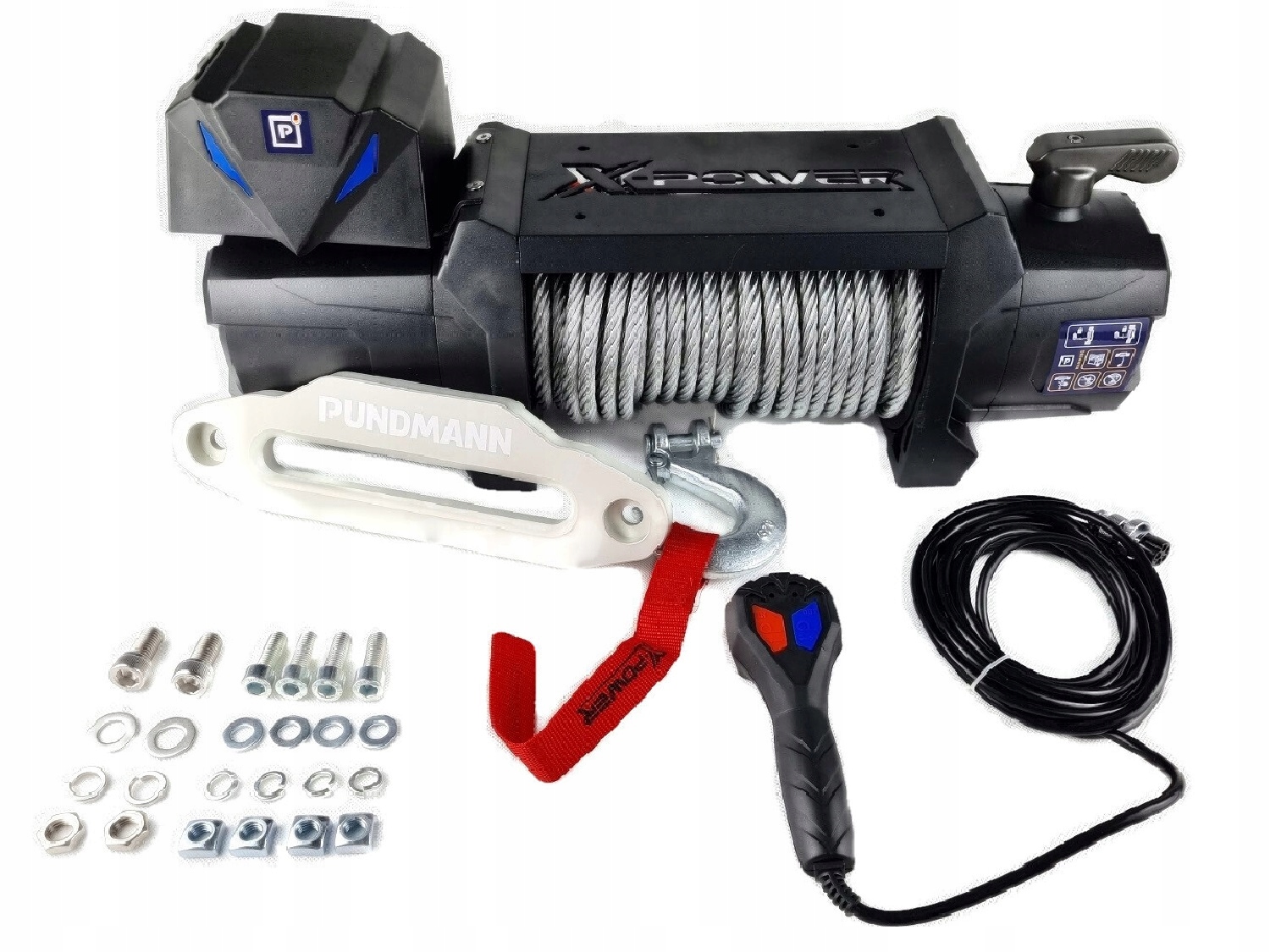 ЭЛЕКТРИЧЕСКАЯ ЛЕБЕДКА 5443 КГ X-POWER ЭВАКУАТОР NEW!