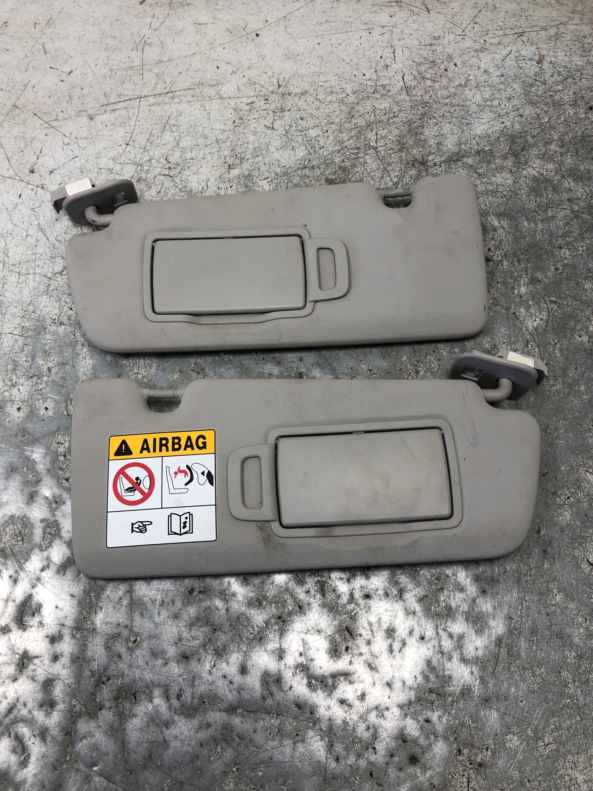 RENAULT TALISMAN visor left right cover PRZECIWSLONECZNA