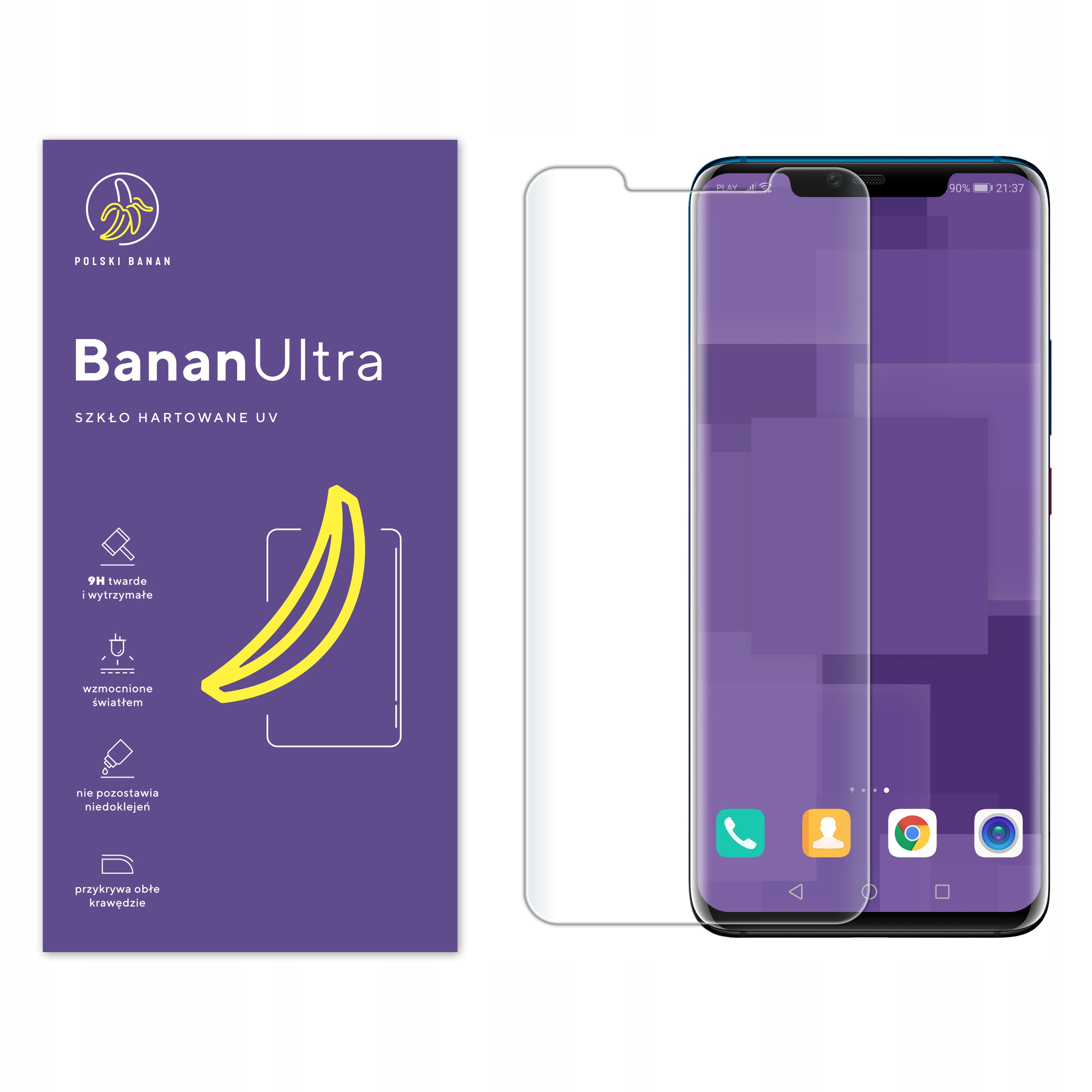 

Szkło Hartowane Uv do Huawei Mate 20 Pro