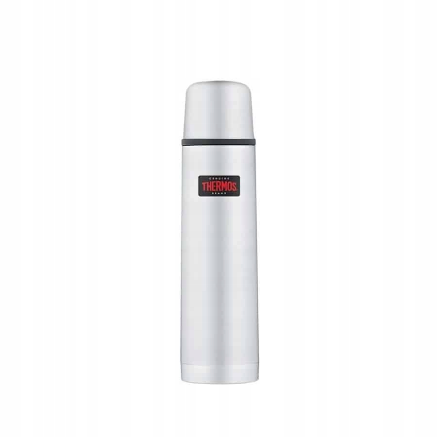 Termoska s tlačítkovým uzávěrem Mountain Thermos 750 ml Stříbrná