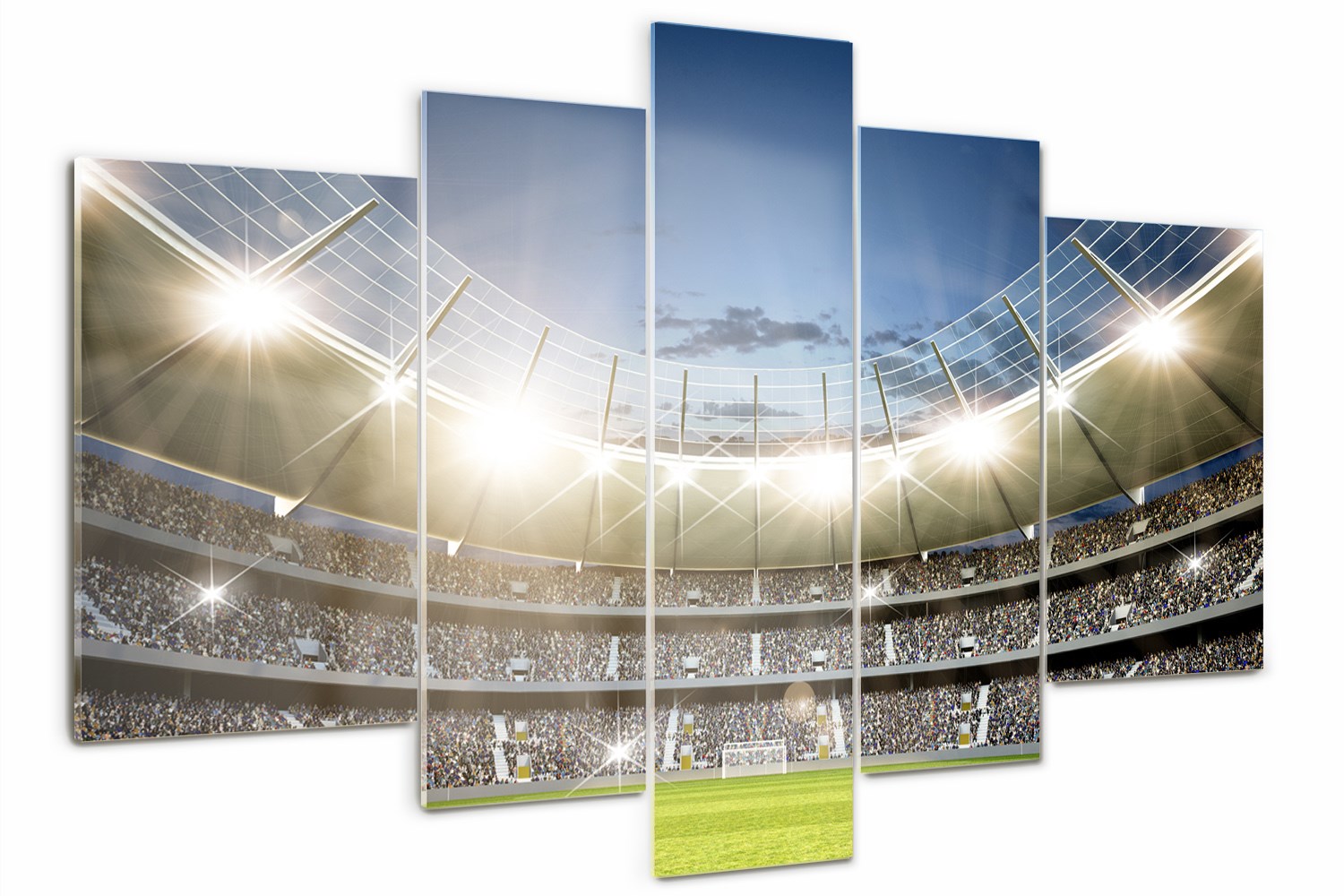 

Obraz szklany duży tryptyk do salonu Stadion