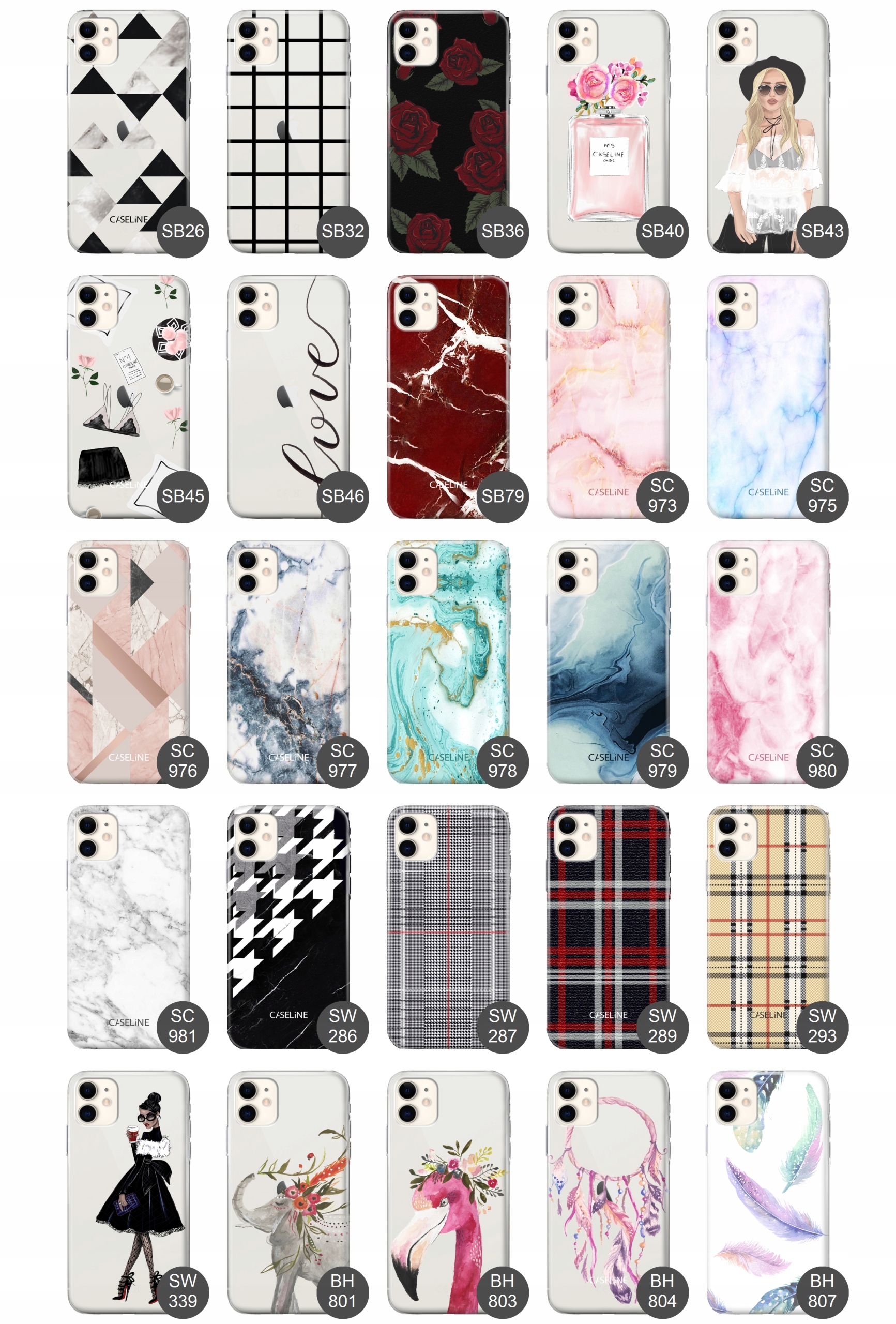 Etui do iPhone 11 case guma wzory silikon