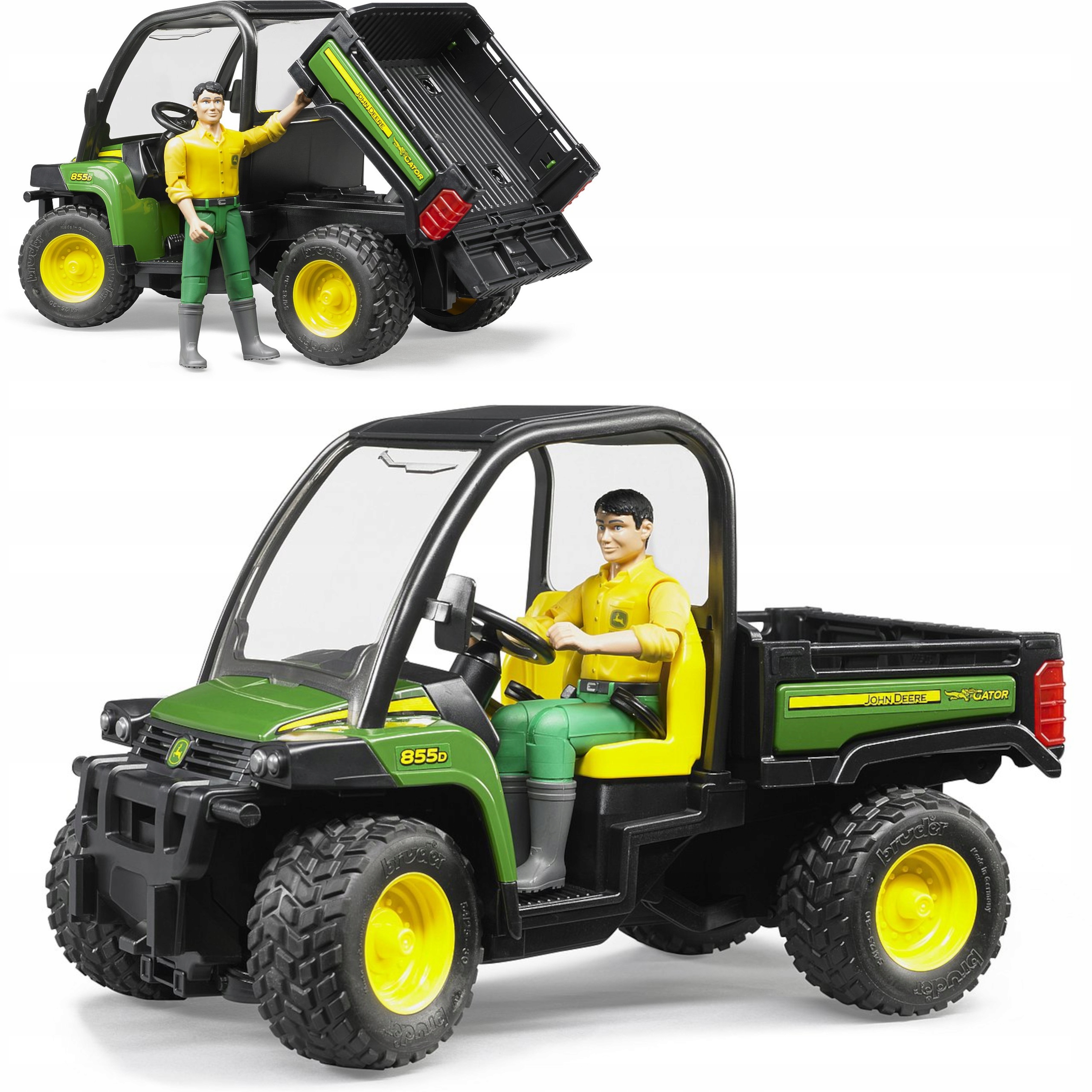 

Bruder 02490 John Deere Gator wywrotka z kierowcą
