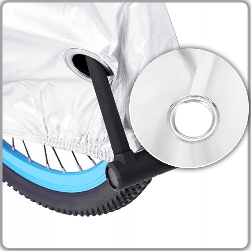 POKROWIEC NA ROWER SKUTER MOTOR PLANDEKA WODOODPORNA ZIMA/LATO + ETUI Model DUŻY WODOODPORNY