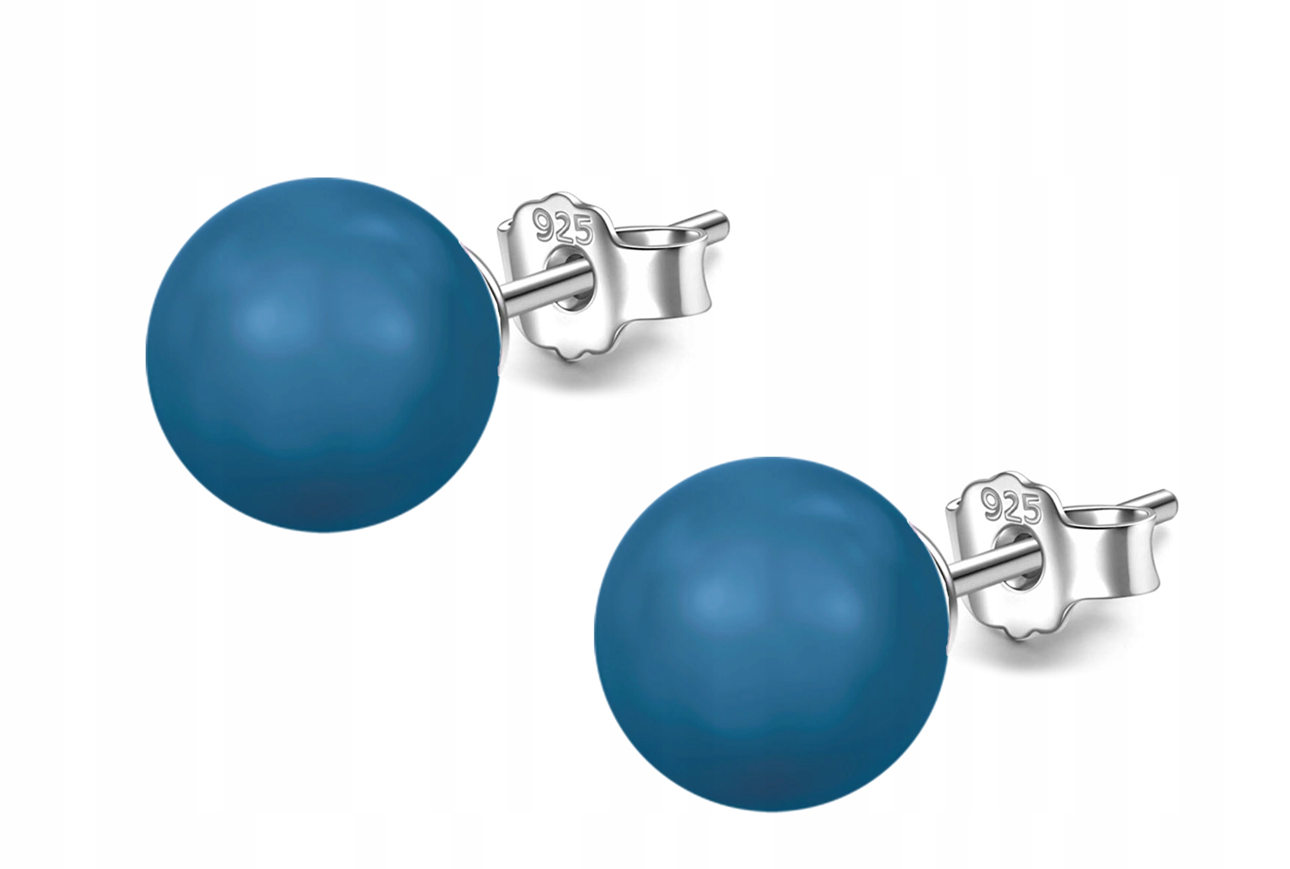 

Kolczyki srebrne Swarovski perły 10 mm perełki