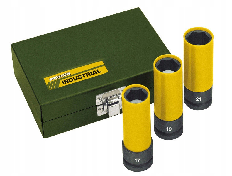 Zestaw nasadek 1/2 cala udarowe 17, 19, 21 mm PROX