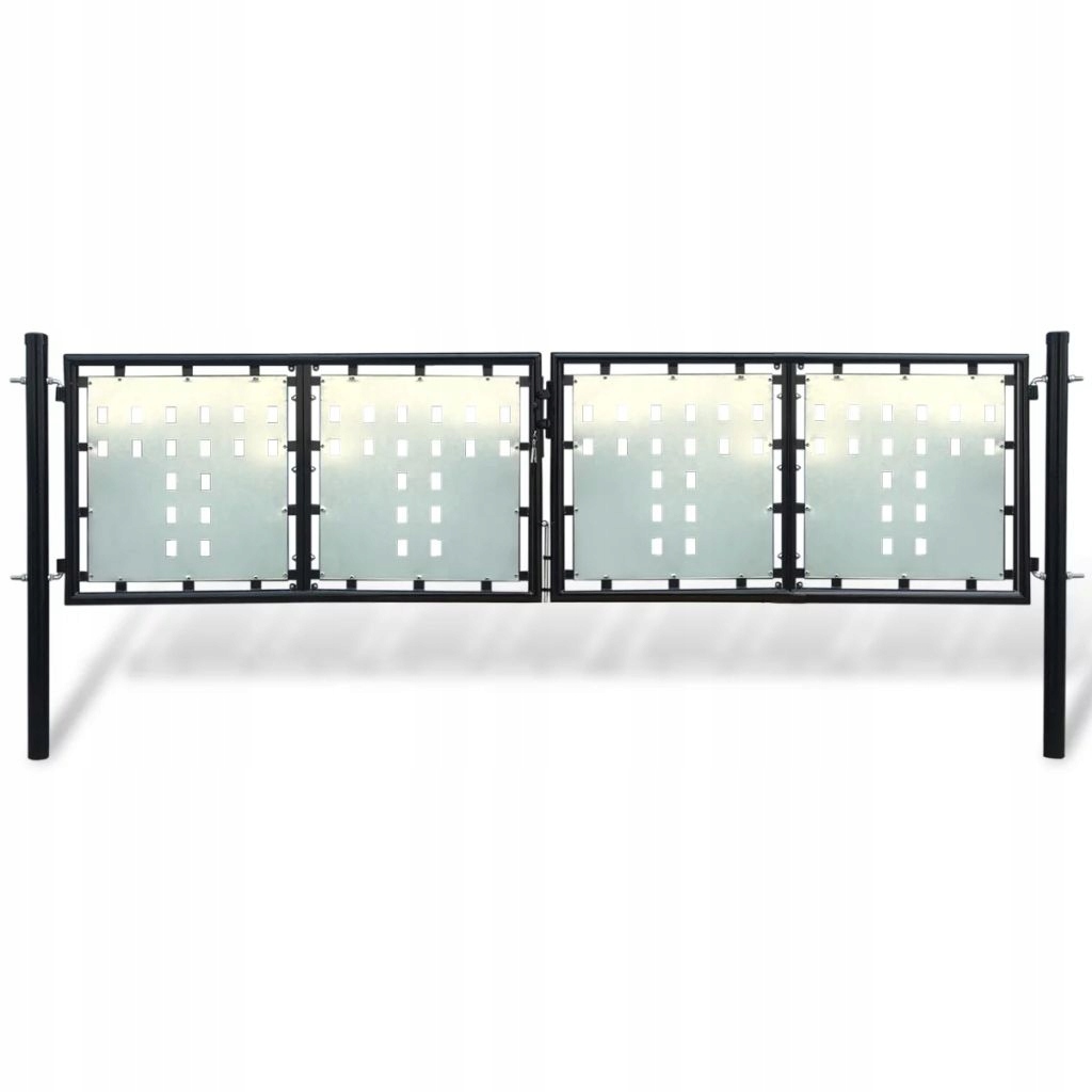 Plotová Brána, čierna, 300 x 125 cm