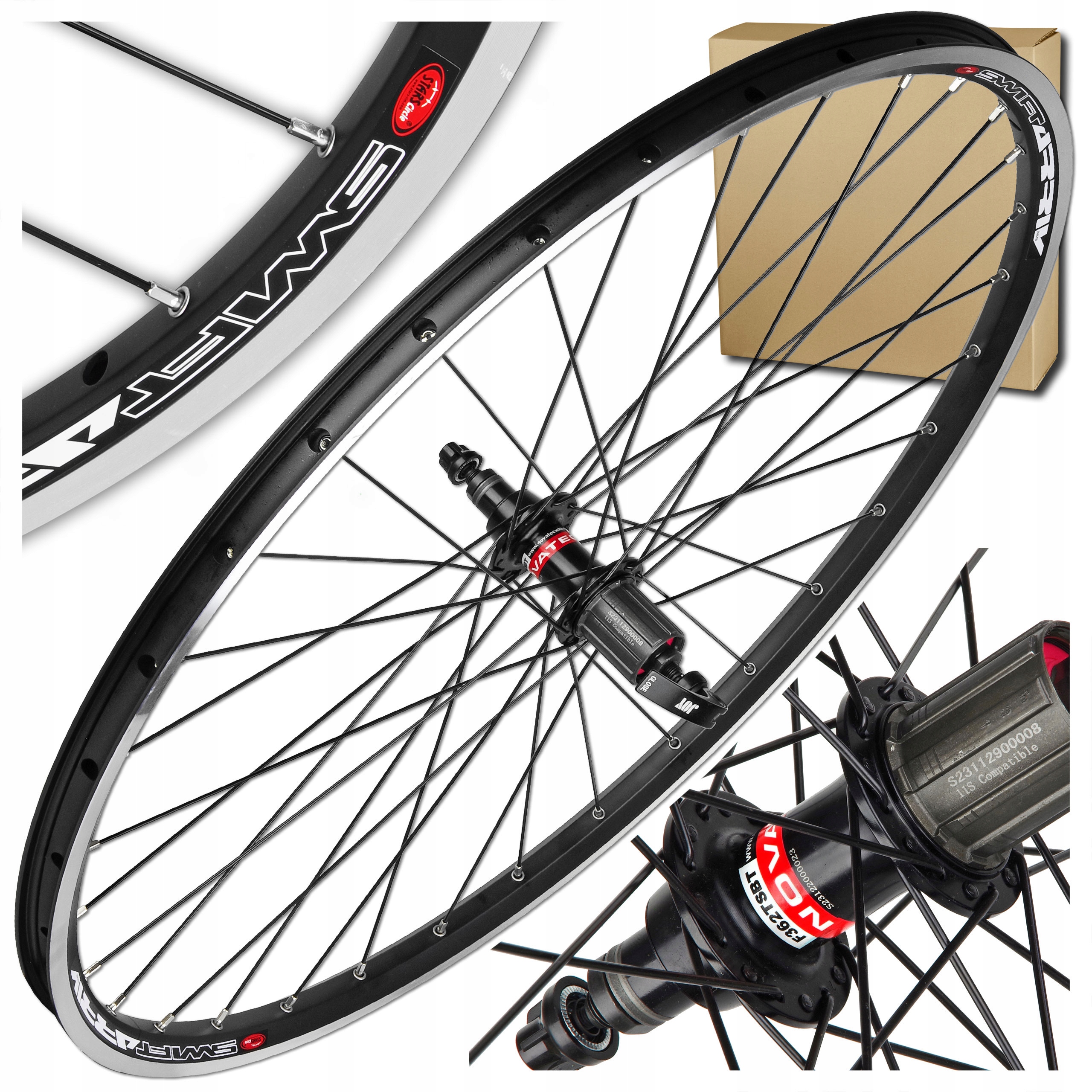 Zadní Kolo Na Kolo Stars 27,5" 584x19 Novatec NT-F362 Kazeta V-brake