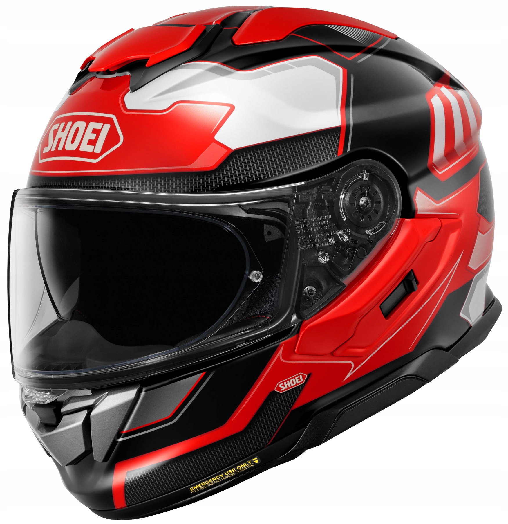 Shoei Gt-air 3 Agility TC-1 Čierna Červená Motocyklová Prilba Integrálna M
