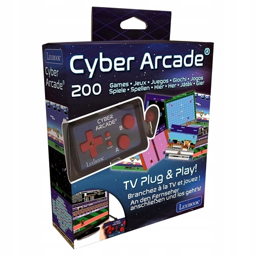 Konsola Do Gier Telewizyjnych Cyber Arcade Lexibook DJG6500