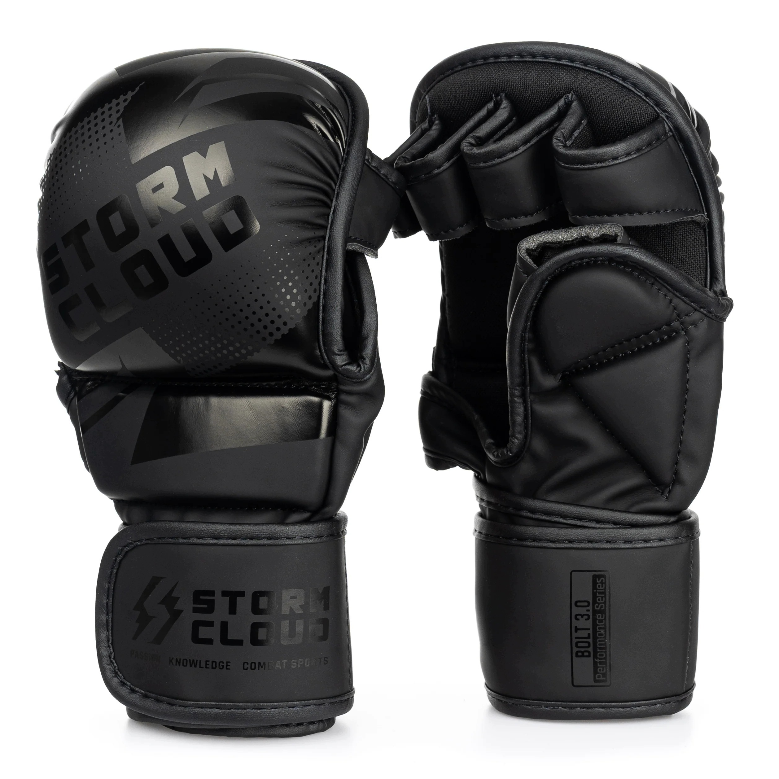 StormCloud Rukavice pro Mma Bolt 3.0 Sparingové Černé/Černé XL