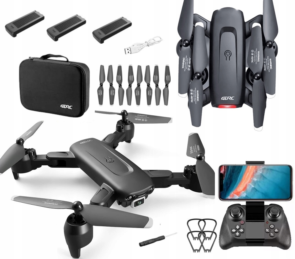 DRONE WITH 4K HD CAMERA CONTROLLED TOY HOVER 500m 14211985910