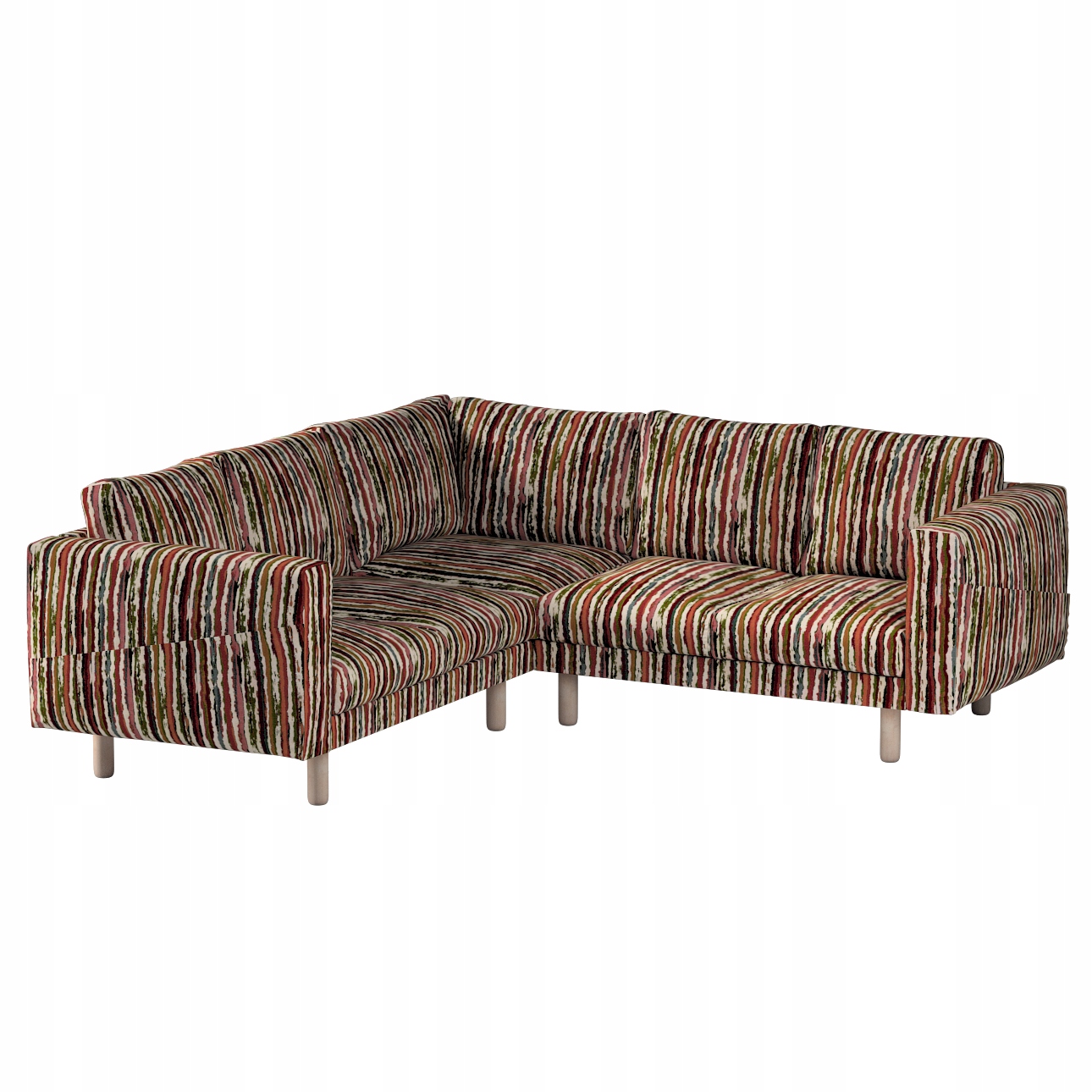 Potah na rohovou pohovku Norsborg pro 4 osoby Ikea zelený