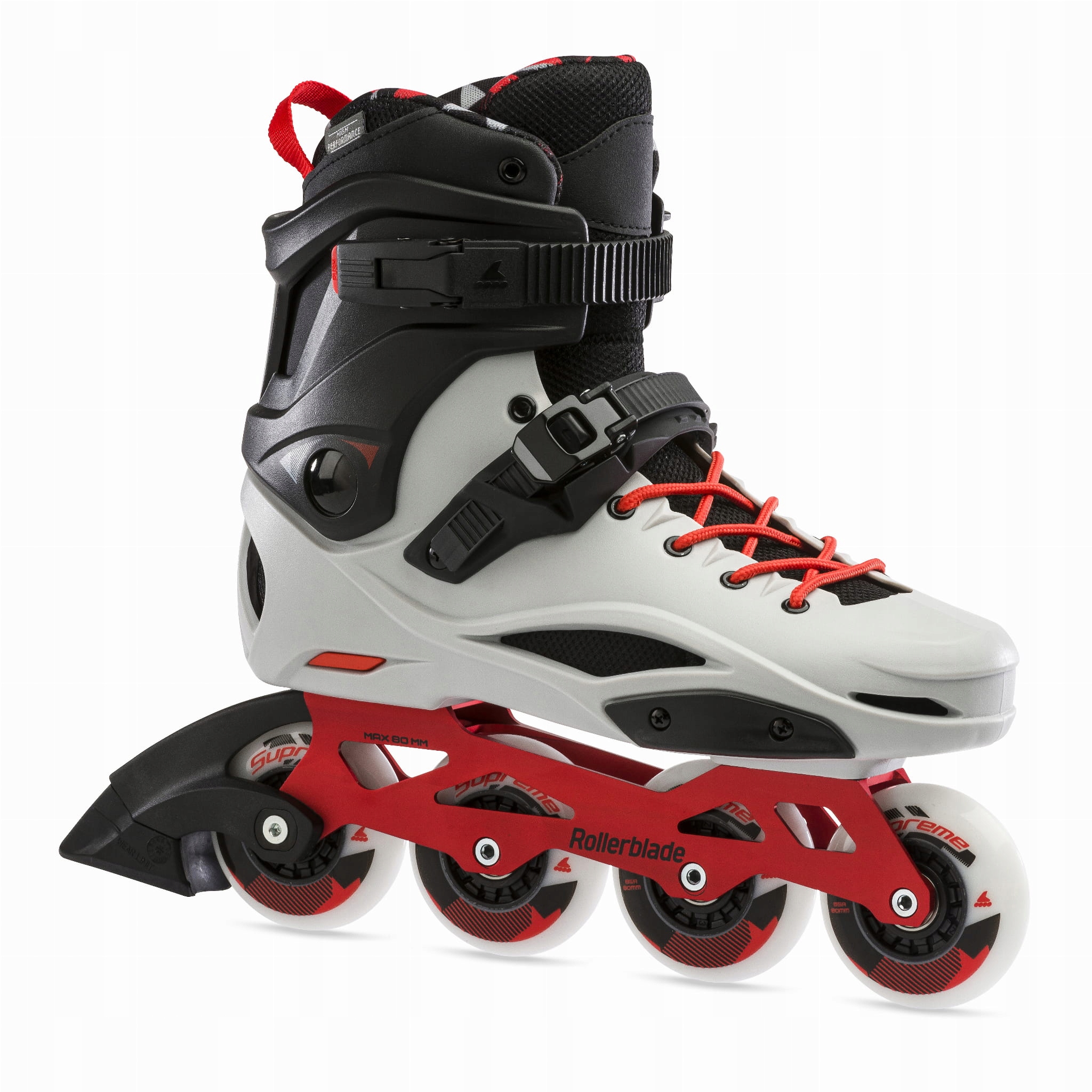 Rolki freeride Rollerblade Rb Pro X gray warm red roz. 42
