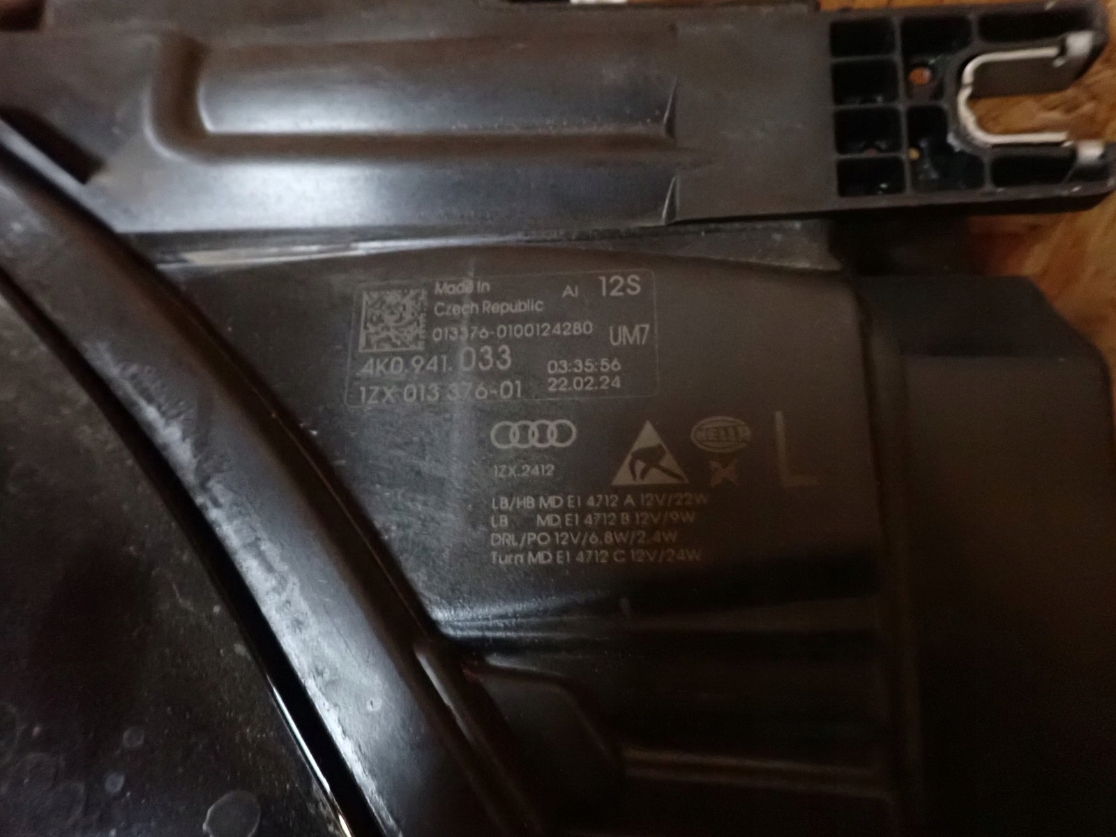 light left REFLEKTOR left FULL LED AUDI A6 C8 4K 2018- 4K0941033