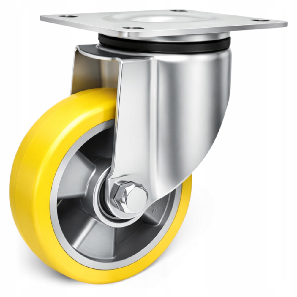 Otočné transportní kolo 150 mm polyuretan 350 kg dvojité ložisko pro vozík