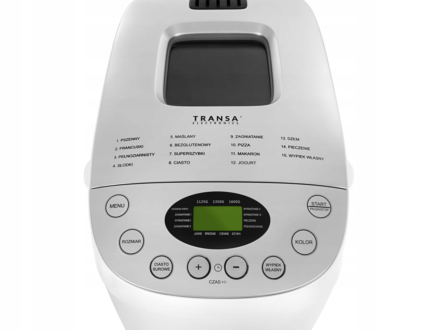 OUTLET Automat do chleba Wypiekacz 15 PROGRAMÓW 2 MIESZADŁA 850W MENU PL Model TE-200