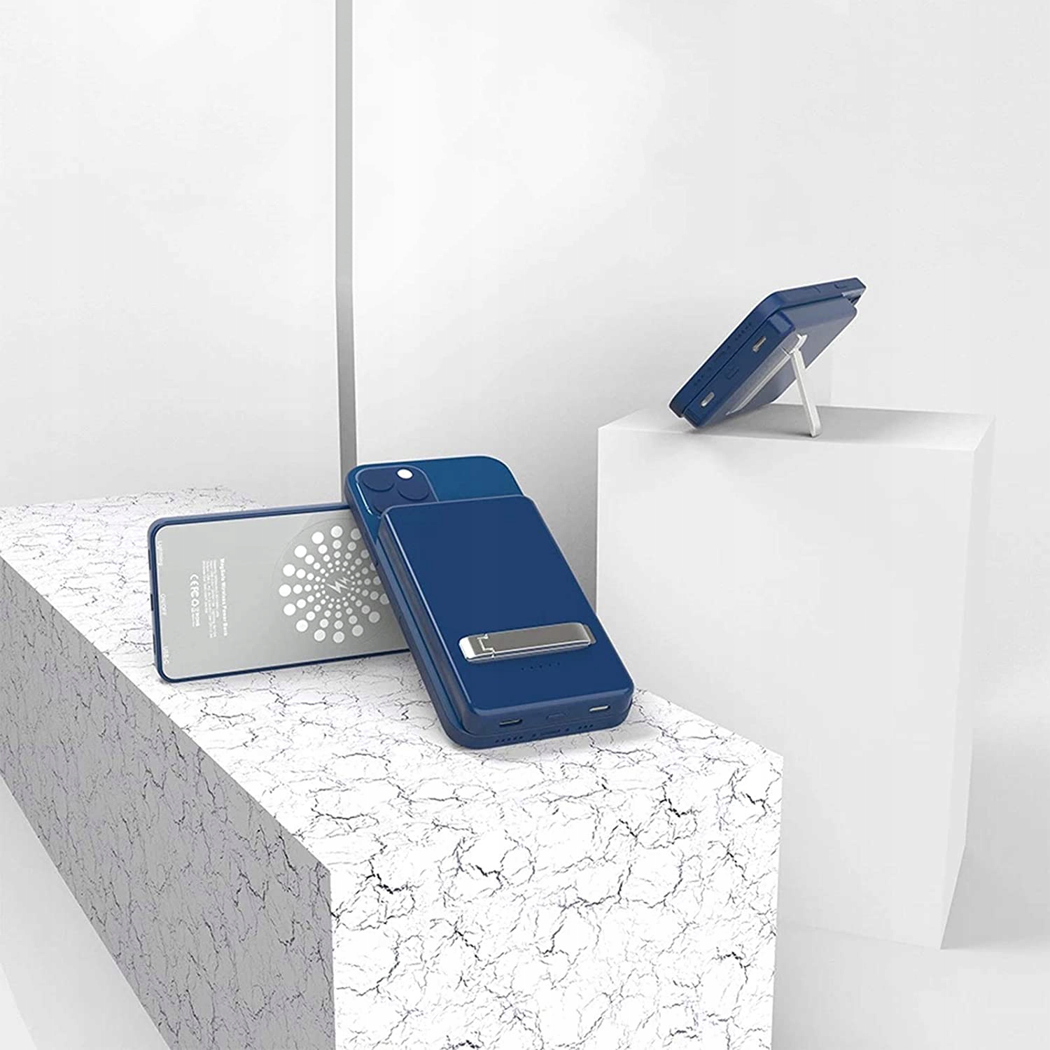 POWERBANK POWER BANK 5000mAh DO MAGSAFE 15W IPHONE PD Kolor granatowy