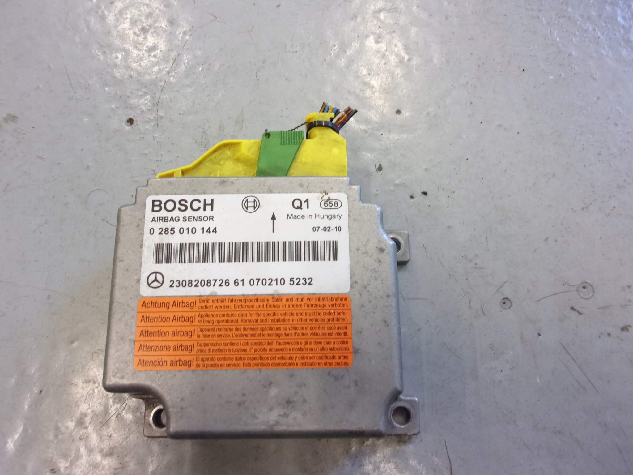 R230 SL 55 AMG MODUL AIRBAG 2308208726