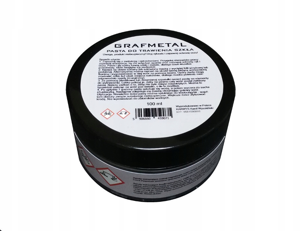 Leptací pasta na sklo a keramické obklady matující 100 ml 140 g