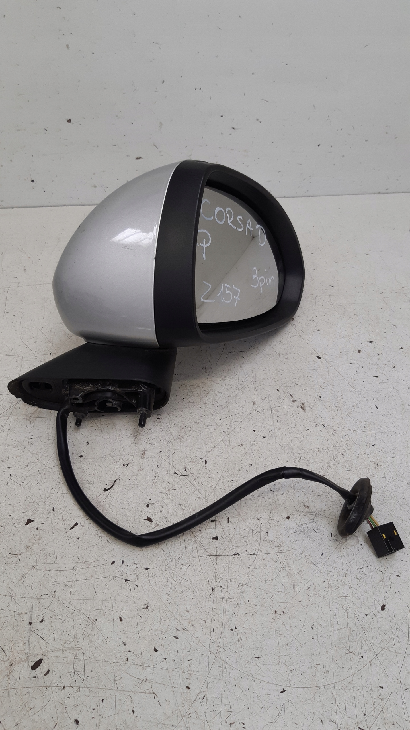 mirror right 3 PIN Z157 Opel Corsa D