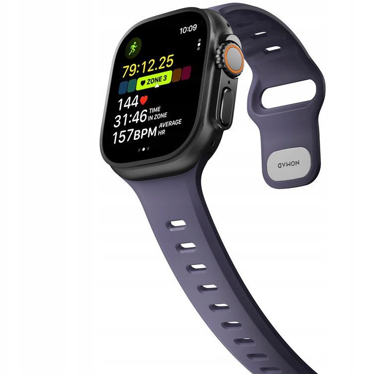 Pásik Nomad pre Apple Watch 4/5/6/7/8/9/SE 44/45 mm, elastický športový Kmf