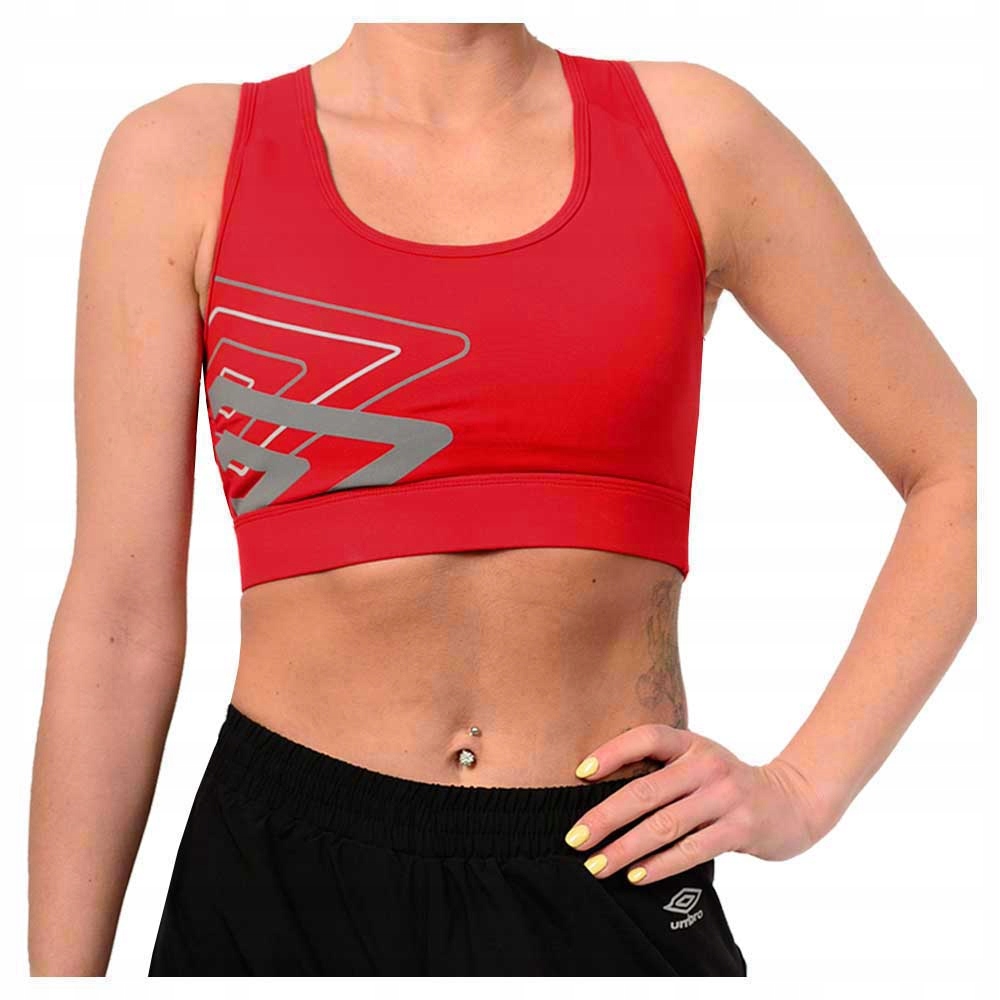 Umbro Top Damski Sportowy Czerwony Xs