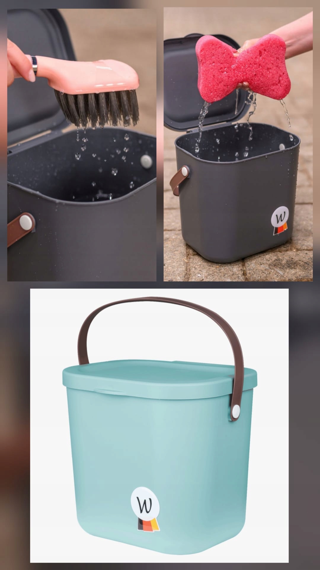 Torba pojemnik Multibag idealna pojemna na akcesoria Waldhausen turkus 6L