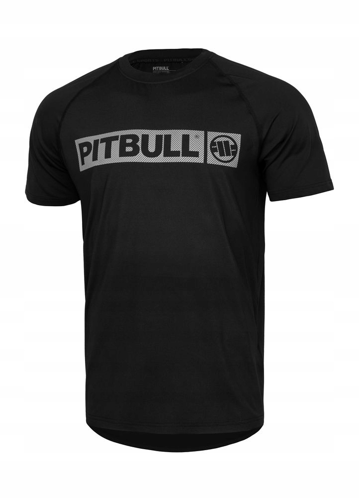 PITBULL WEST COAST T-SHIRT KOSZULKA MĘSKA SPORTOWA HILLTOP 190g CZARNA L Kolekcja 2023