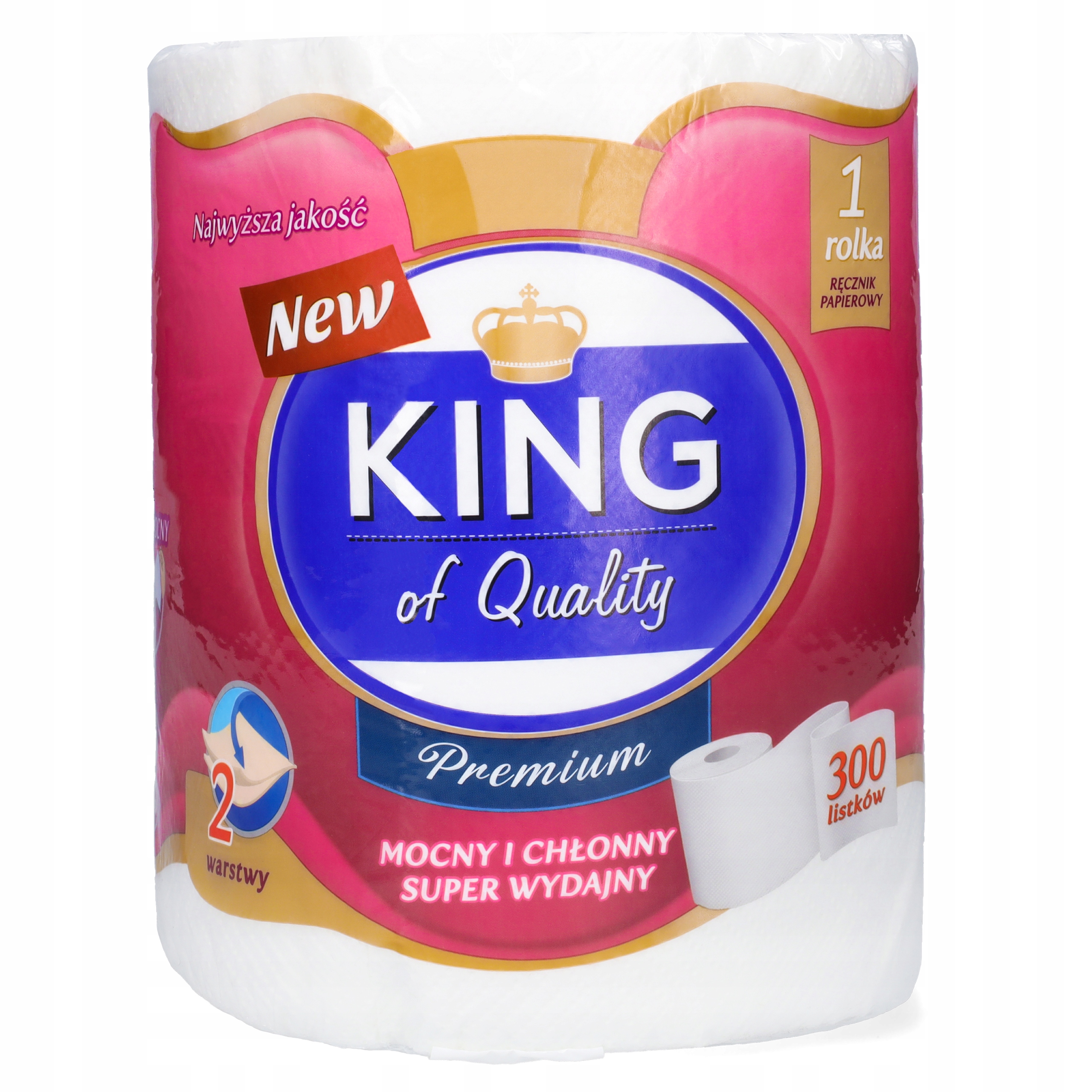 

King Ręcznik Papierowy Kuchenny King 300 Listków