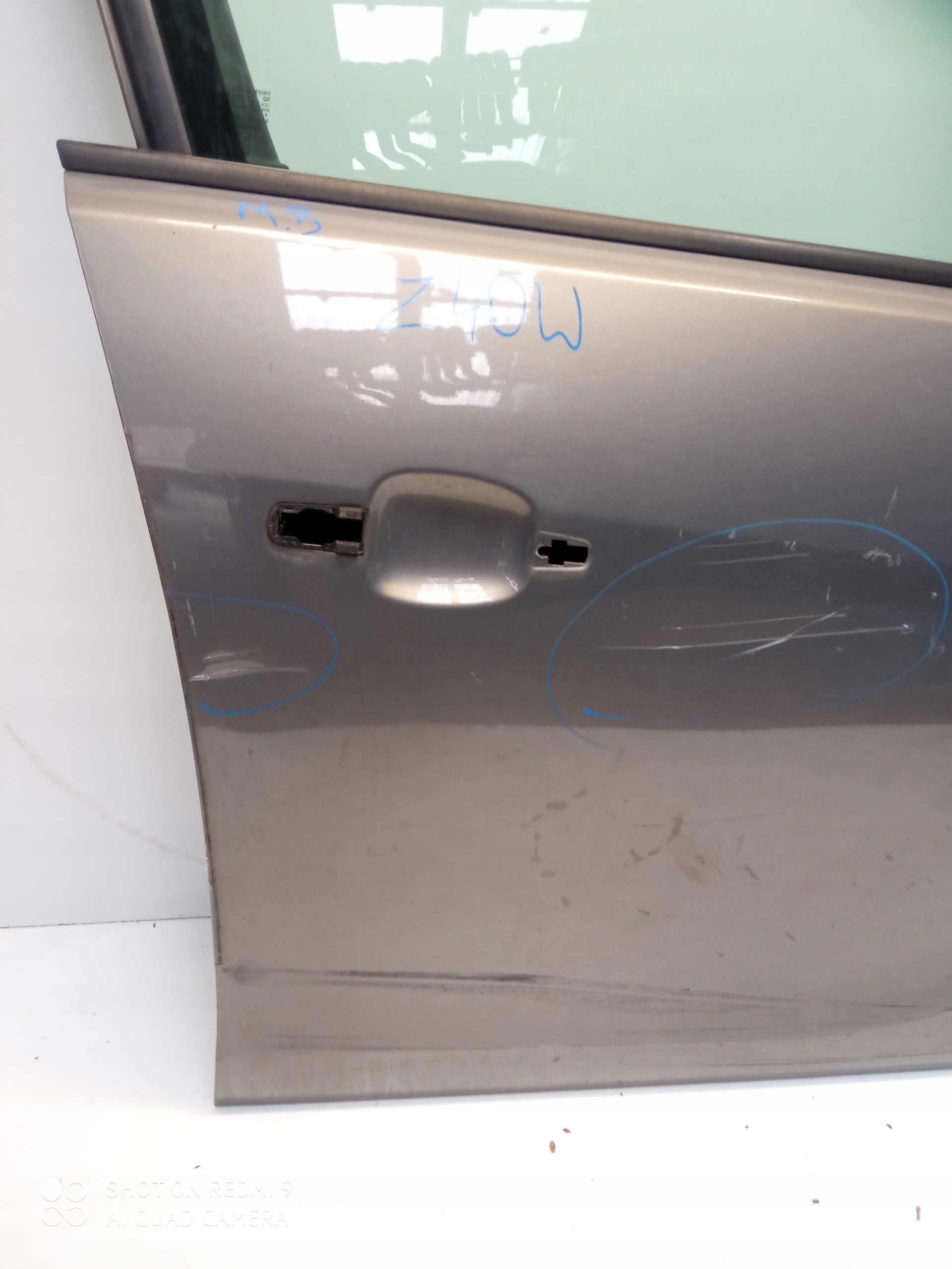 OPEL MERIVA B door right front right Z40W