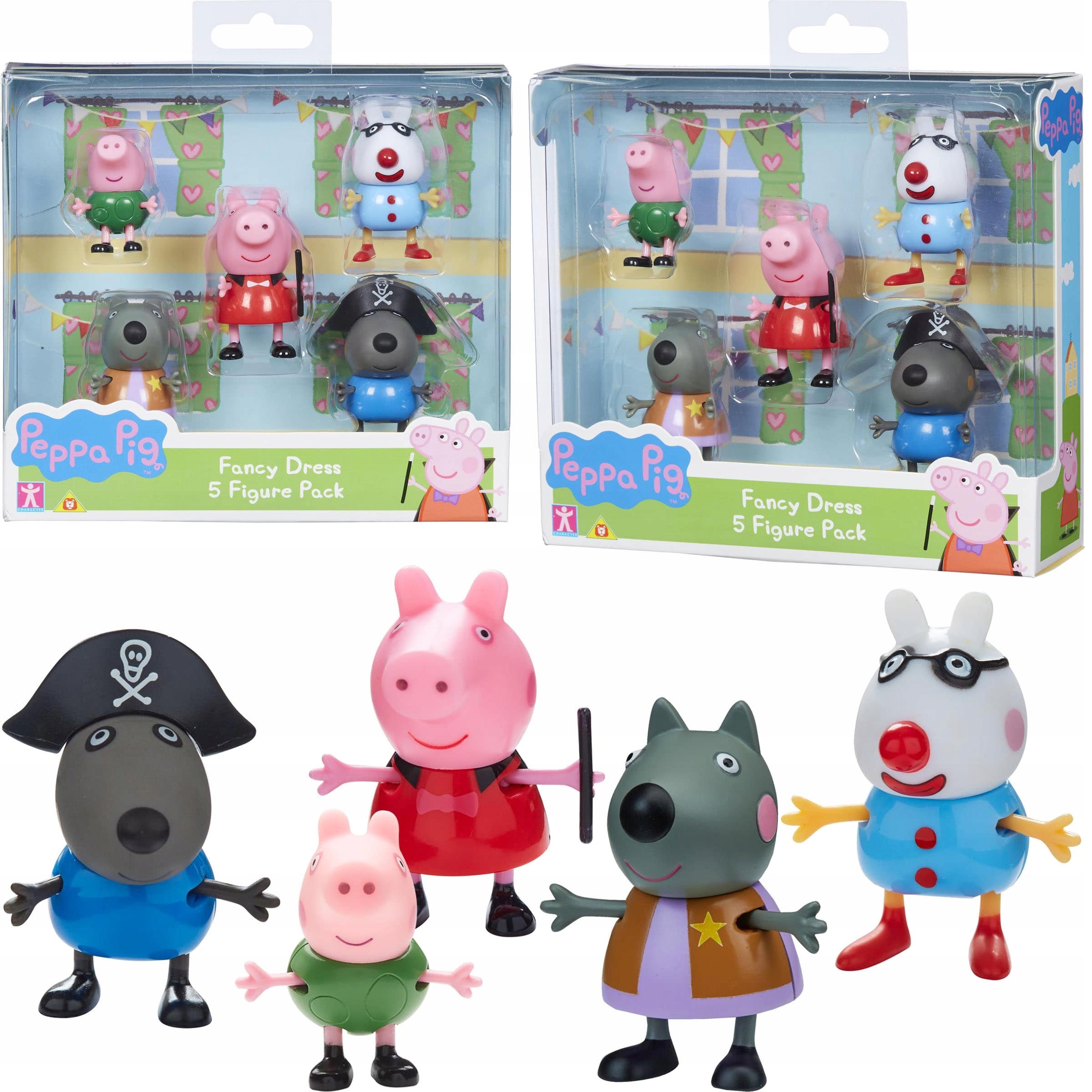

Tm Toys Świnka Peppa 5 Figurek Stroje Przebranie