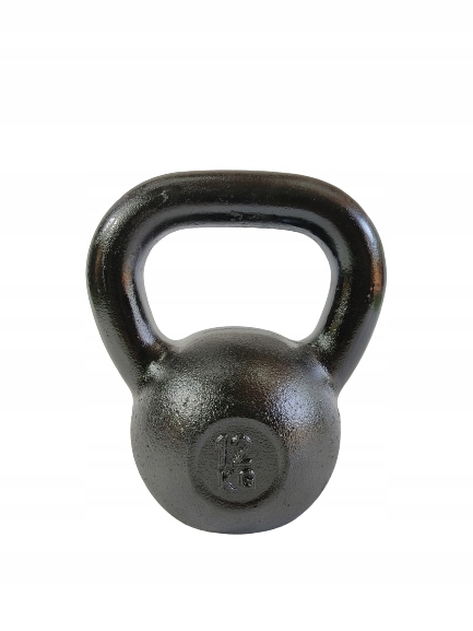 

Kettlebell Cast Fitness 12 kg żeliwny czarny