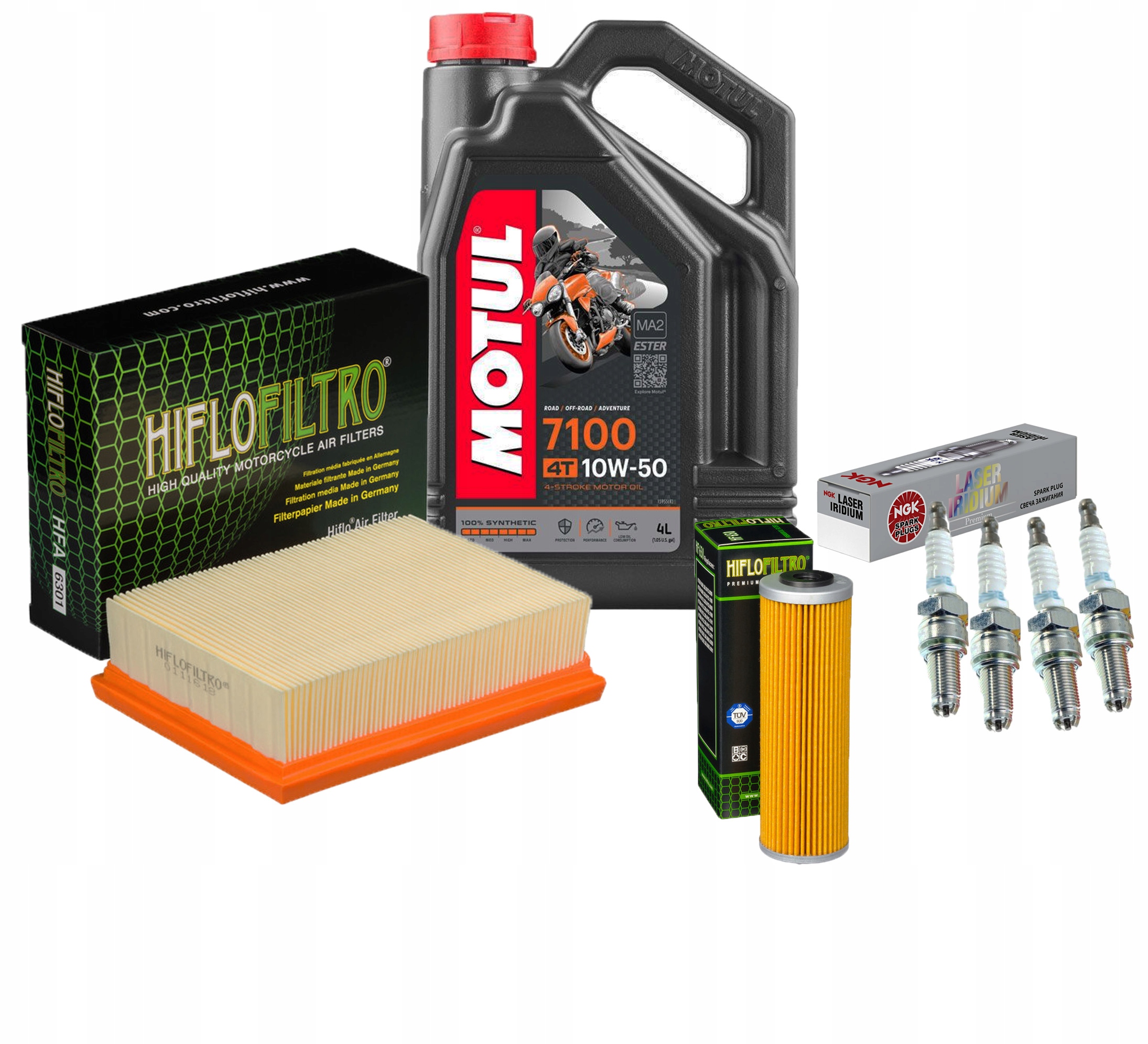 LMAR7DI-10 - NGK KTM 1050 пригоди свічки масла Motul фільтри